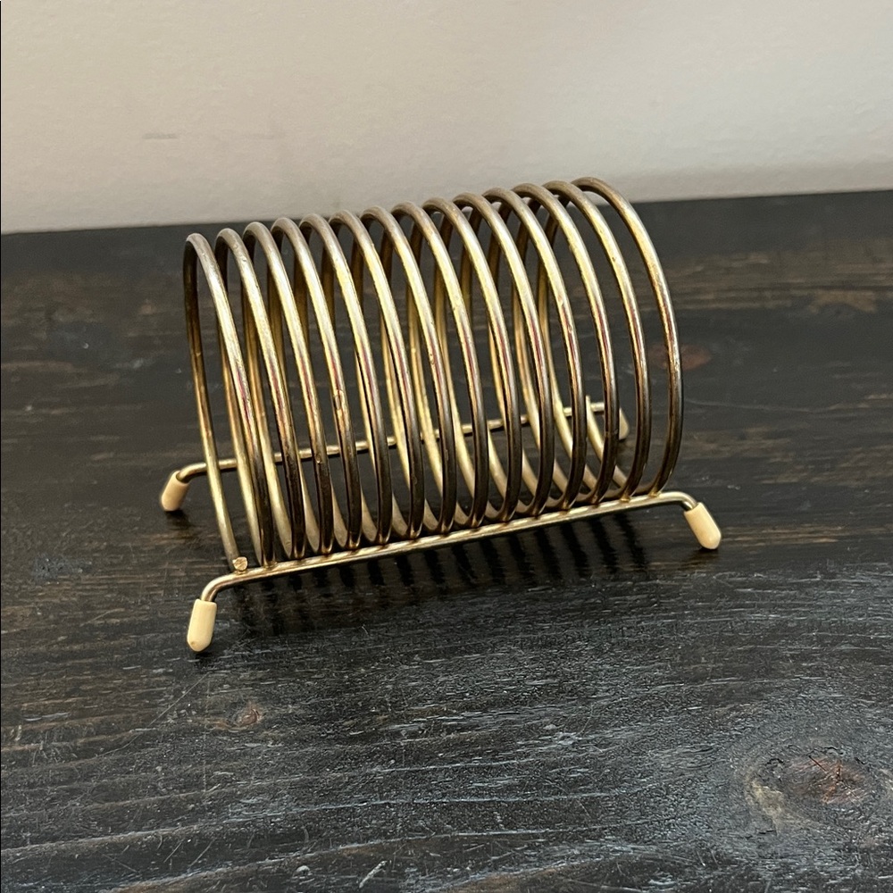 Spiral brass letter Holder